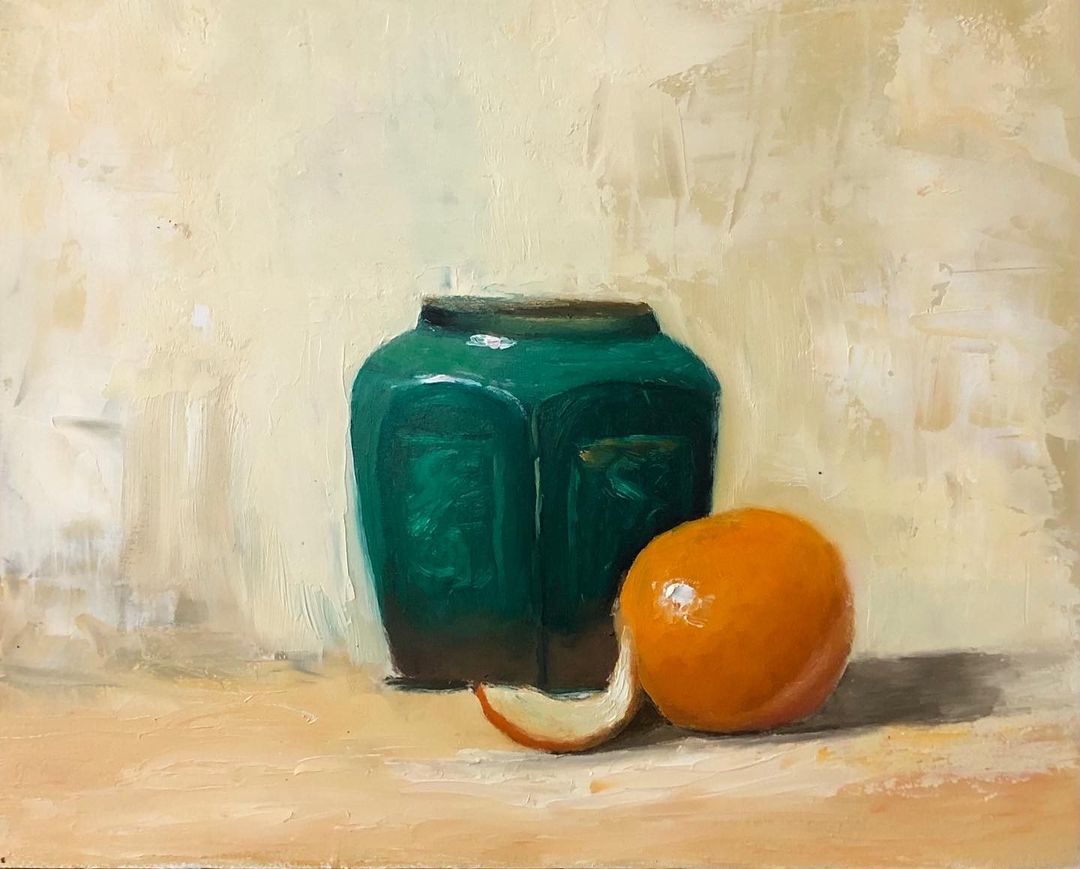 Ginger Jar and Orange